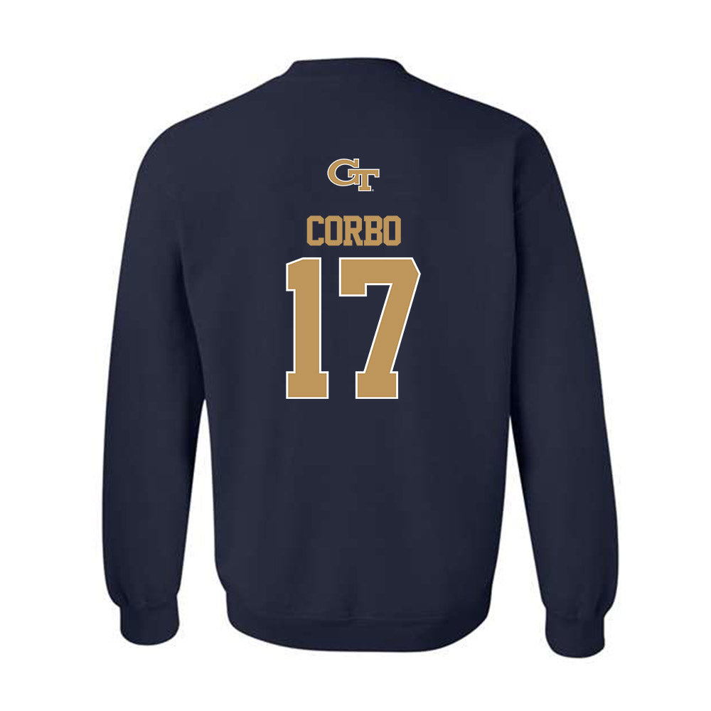 Georgia Tech - NCAA Football : Chris Corbo - Classic Shersey Crewneck Sweatshirt-1