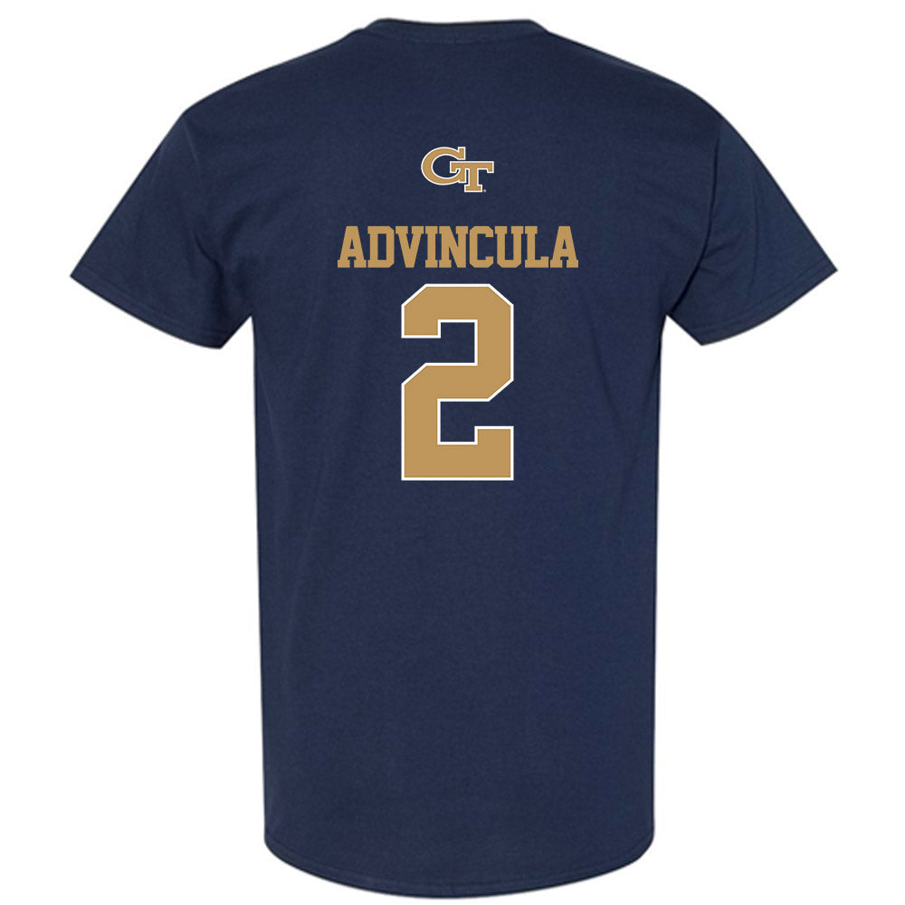 Georgia Tech - NCAA Baseball : Jarren Advincula - Classic Shersey T-Shirt-1