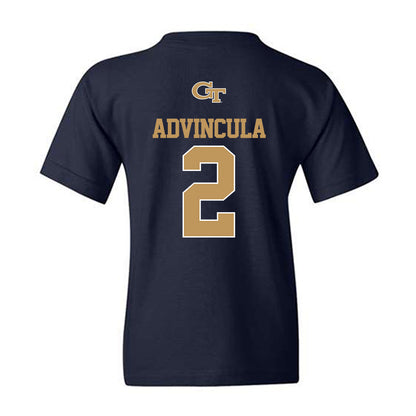 Georgia Tech - NCAA Baseball : Jarren Advincula - Classic Shersey Youth T-Shirt-1