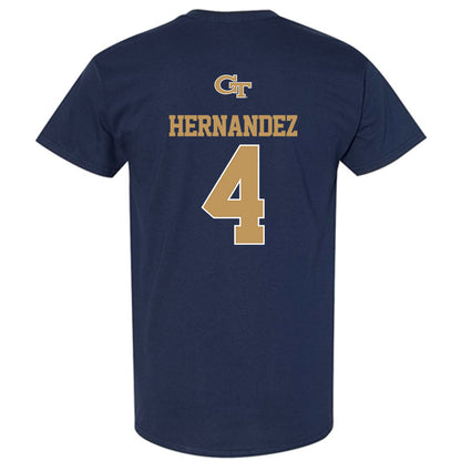 Georgia Tech - NCAA Baseball : Alex Hernandez - Classic Shersey T-Shirt-1