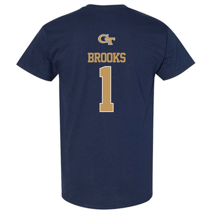 Georgia Tech - NCAA Football : LaMiles Brooks - Classic Shersey T-Shirt-1