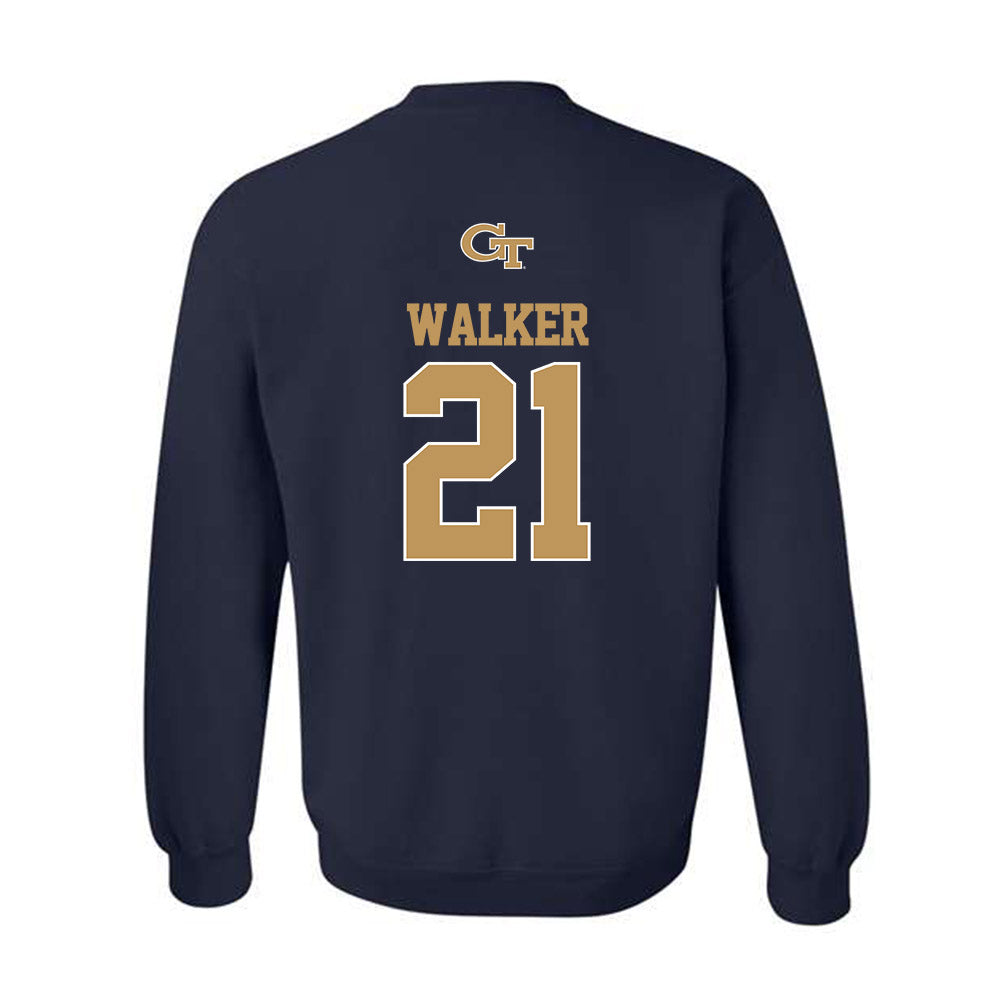 Georgia Tech - NCAA Women's Basketball : Talayah Walker - Classic Shersey Crewneck Sweatshirt-1