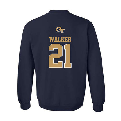 Georgia Tech - NCAA Women's Basketball : Talayah Walker - Classic Shersey Crewneck Sweatshirt-1