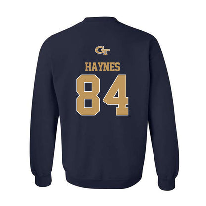 Georgia Tech - NCAA Football : Evan Haynes - Classic Shersey Crewneck Sweatshirt-1