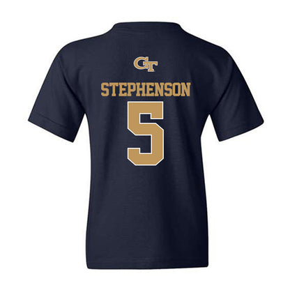 Georgia Tech - NCAA Baseball : Dominic Stephenson - Classic Shersey Youth T-Shirt-1