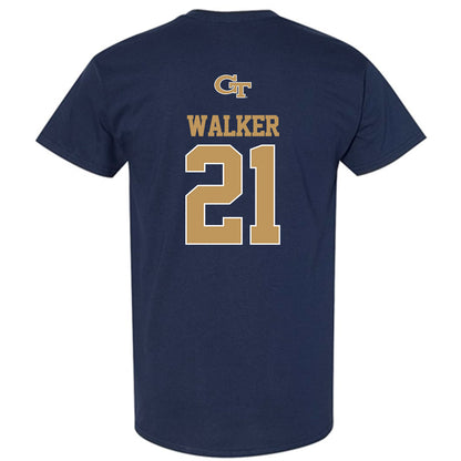 Georgia Tech - NCAA Women's Basketball : Talayah Walker - Classic Shersey T-Shirt-1