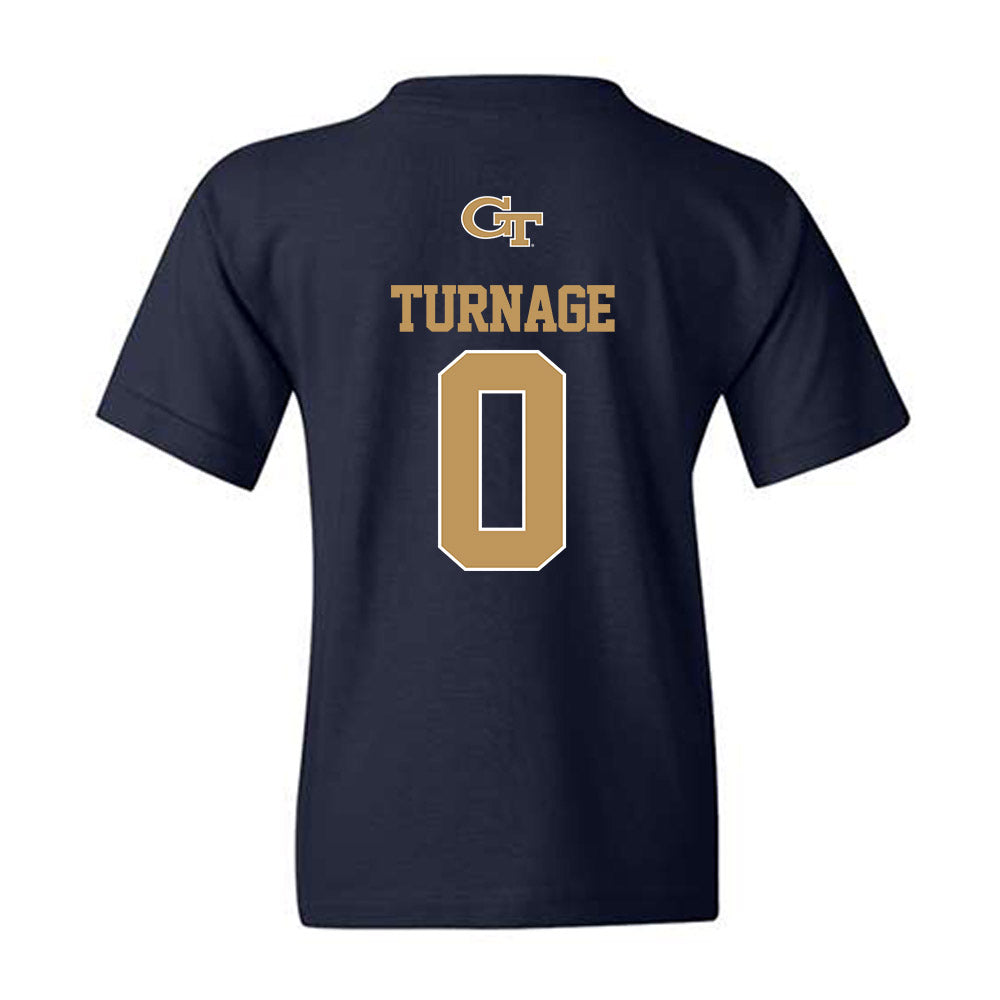 Georgia Tech - NCAA Women's Basketball : Brianna Turnage - Classic Shersey Youth T-Shirt-1
