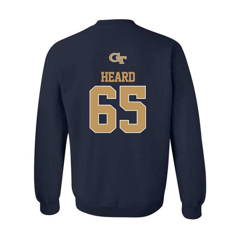Georgia Tech - NCAA Football : Courtney Heard - Classic Shersey Crewneck Sweatshirt-1