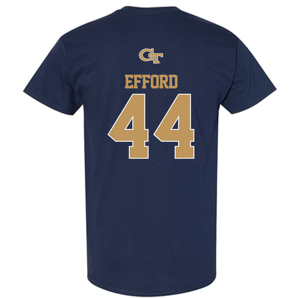 Georgia Tech - NCAA Football : Kyle Efford - Classic Shersey T-Shirt-1