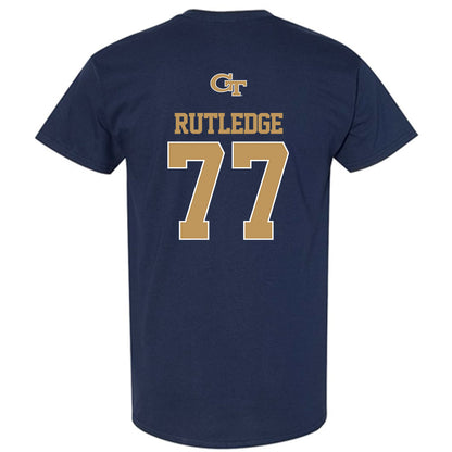 Georgia Tech - NCAA Football : Keylan Rutledge - Classic Shersey T-Shirt-1