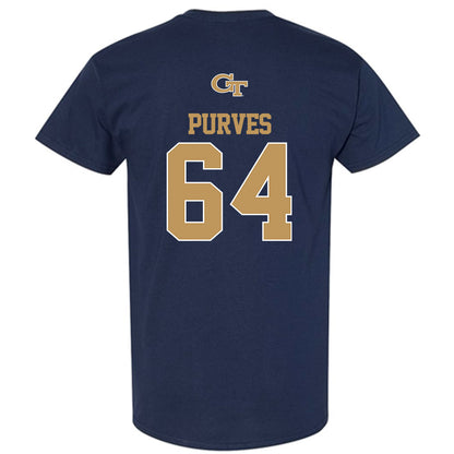 Georgia Tech - NCAA Football : Ryan Purves - Classic Shersey T-Shirt-1