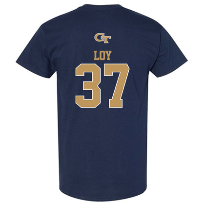 Georgia Tech - NCAA Baseball : Dylan Loy - Classic Shersey T-Shirt-1