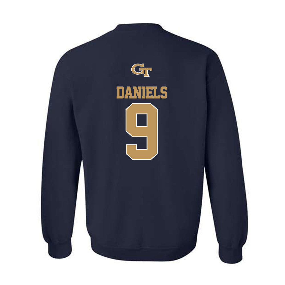 Georgia Tech - NCAA Football : Omar Daniels - Classic Shersey Crewneck Sweatshirt-1