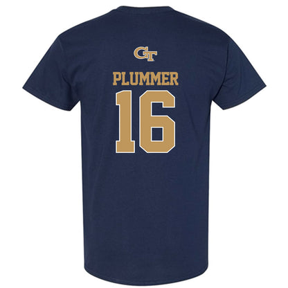 Georgia Tech - NCAA Football : Jaiven Plummer - Classic Shersey T-Shirt-1