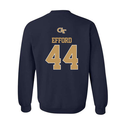 Georgia Tech - NCAA Football : Kyle Efford - Classic Shersey Crewneck Sweatshirt-1