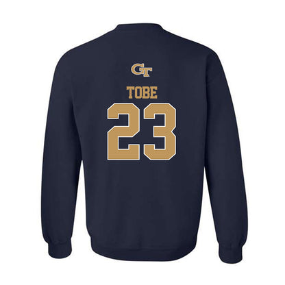 Georgia Tech - NCAA Football : Zachary Tobe - Classic Shersey Crewneck Sweatshirt-1
