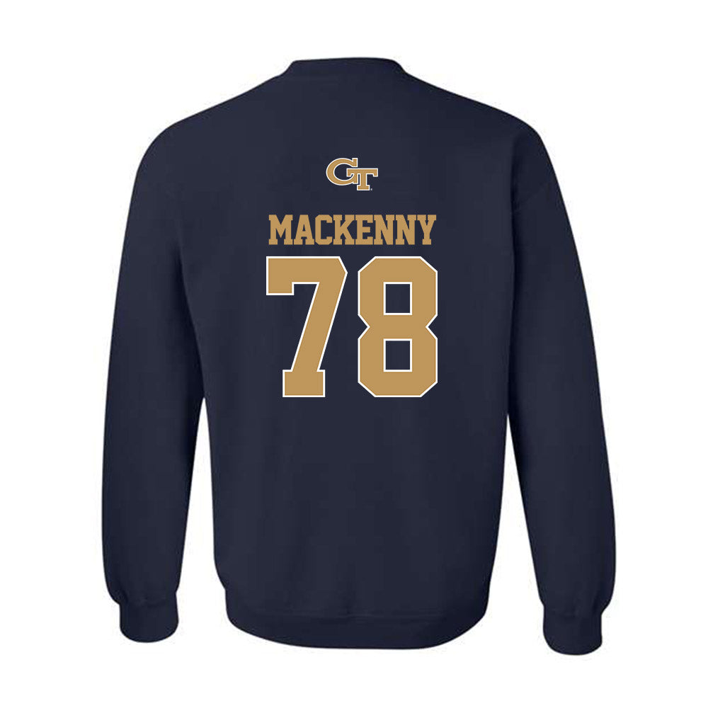 Georgia Tech - NCAA Football : Ethan Mackenny - Classic Shersey Crewneck Sweatshirt-1