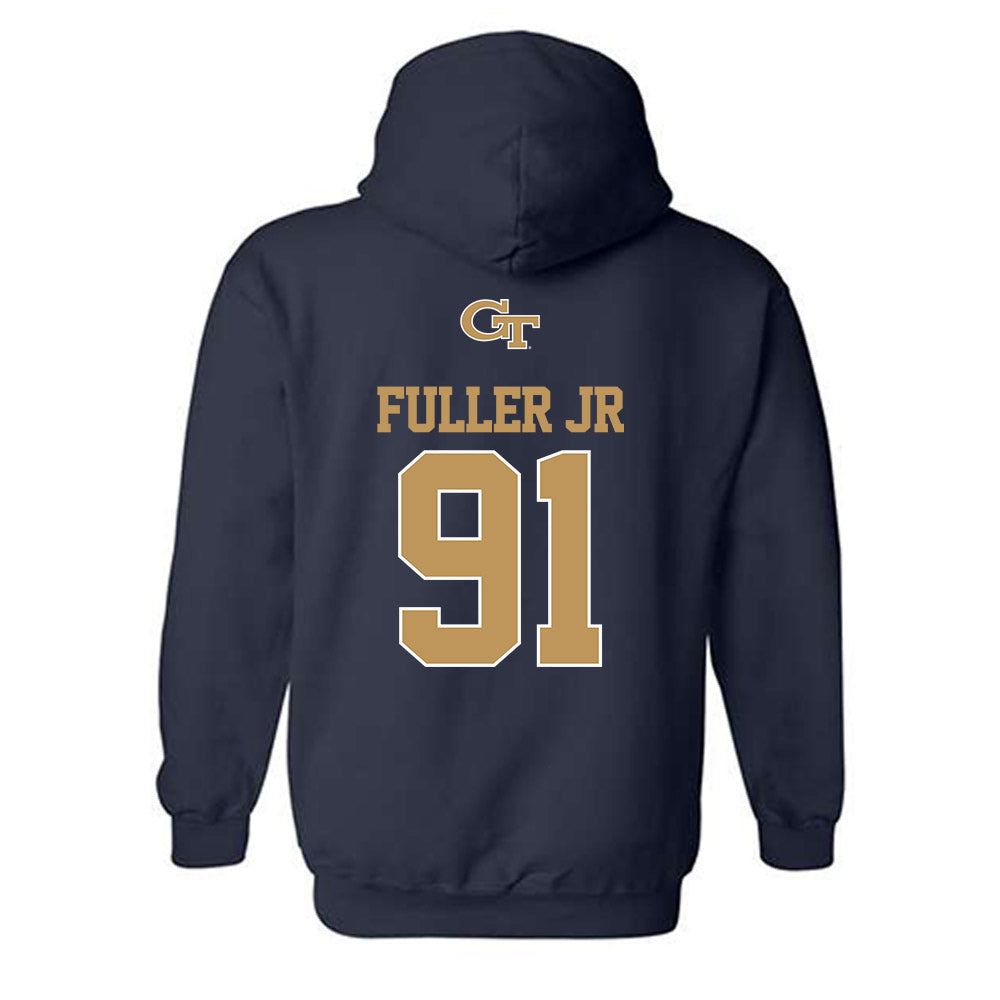 Georgia Tech - NCAA Football : Andre Fuller Jr - Classic Shersey Hooded Sweatshirt-1