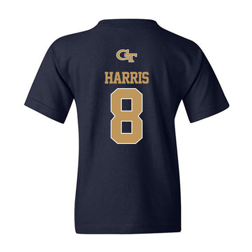 Georgia Tech - NCAA Football : Gavin Harris - Classic Shersey Youth T-Shirt-1