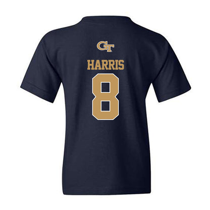 Georgia Tech - NCAA Football : Gavin Harris - Classic Shersey Youth T-Shirt-1