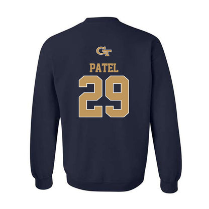 Georgia Tech - NCAA Baseball : Mason Patel - Classic Shersey Crewneck Sweatshirt-1