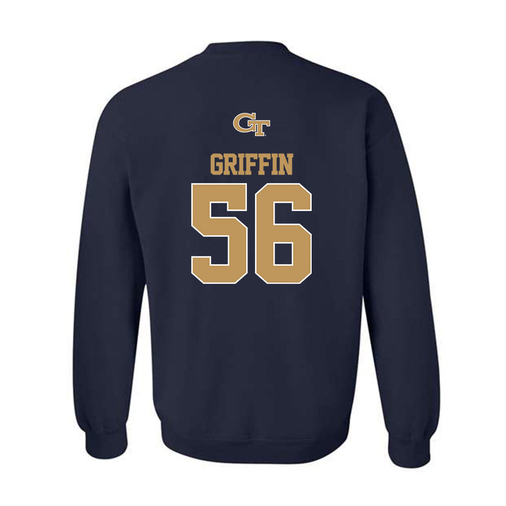 Georgia Tech - NCAA Football : Tim Griffin - Classic Shersey Crewneck Sweatshirt-1