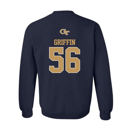 Georgia Tech - NCAA Football : Tim Griffin - Classic Shersey Crewneck Sweatshirt-1