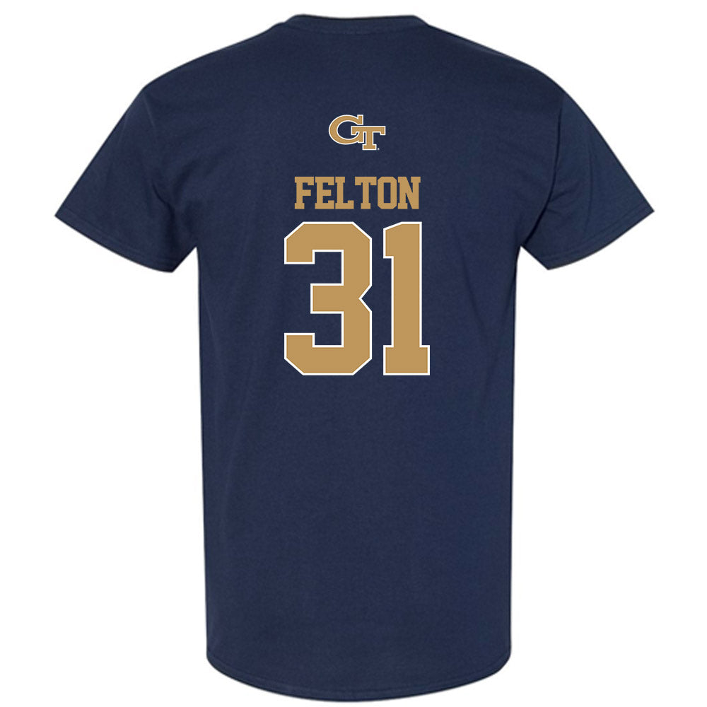 Georgia Tech - NCAA Football : Fenix Felton - Classic Shersey T-Shirt-1
