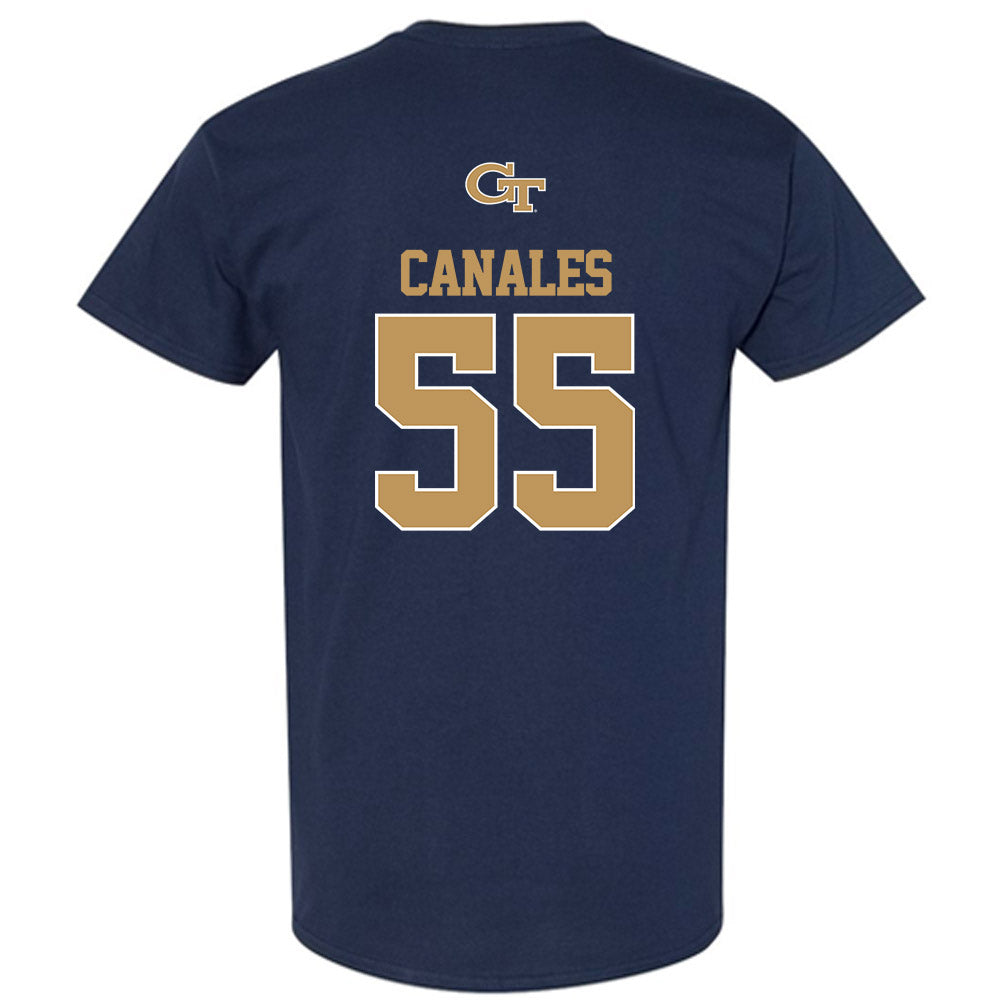 Georgia Tech - NCAA Football : Xavier Canales - Classic Shersey T-Shirt-1