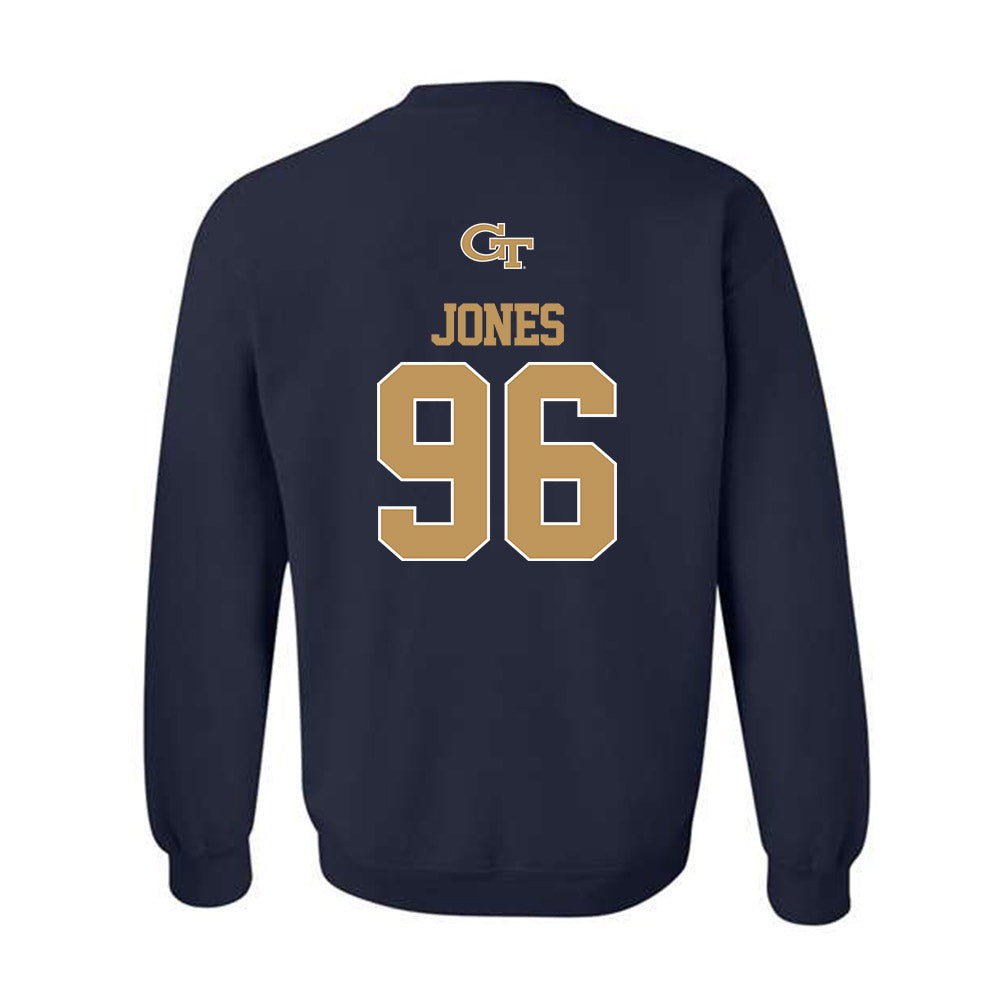 Georgia Tech - NCAA Football : Shymeik Jones - Classic Shersey Crewneck Sweatshirt-1