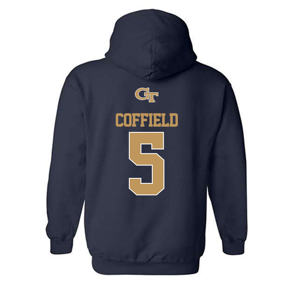 Georgia Tech - NCAA Softball : Makayla Coffield - Classic Shersey Hooded Sweatshirt-1