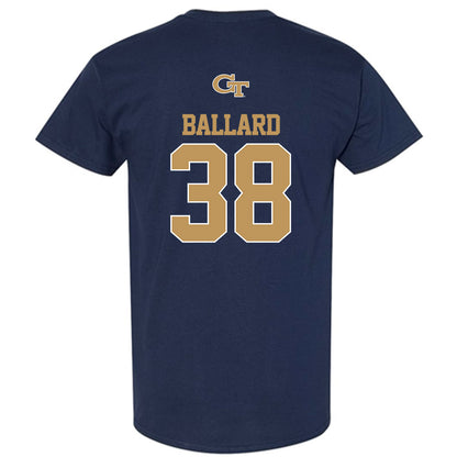 Georgia Tech - NCAA Baseball : Carson Ballard - Classic Shersey T-Shirt-1