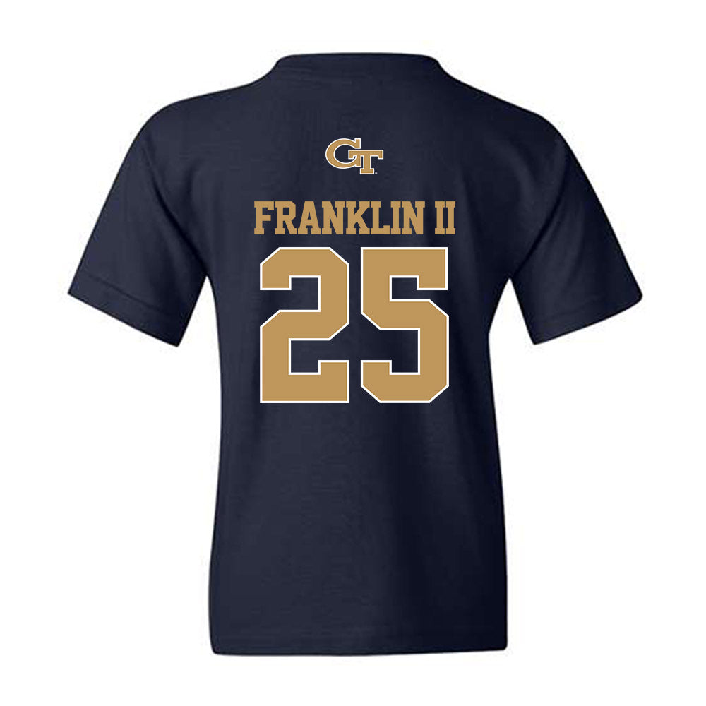 Georgia Tech - NCAA Football : Cedric Franklin Ii - Classic Shersey Youth T-Shirt-1