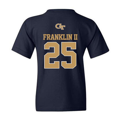 Georgia Tech - NCAA Football : Cedric Franklin Ii - Classic Shersey Youth T-Shirt-1