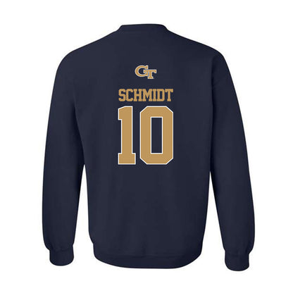 Georgia Tech - NCAA Baseball : Kent Schmidt - Classic Shersey Crewneck Sweatshirt-1