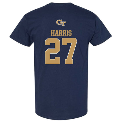 Georgia Tech - NCAA Football : Tae Harris - Classic Shersey T-Shirt-1