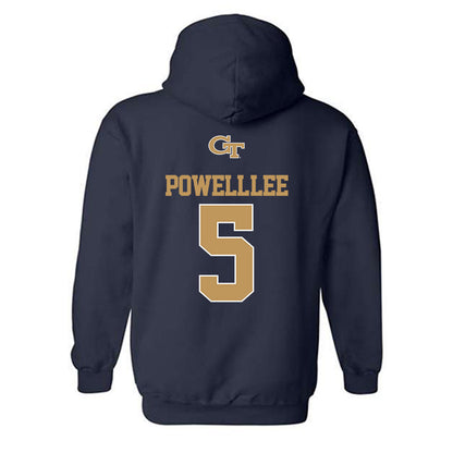Georgia Tech - NCAA Football : Clayton Powell-Lee - Classic Shersey Hooded Sweatshirt-1