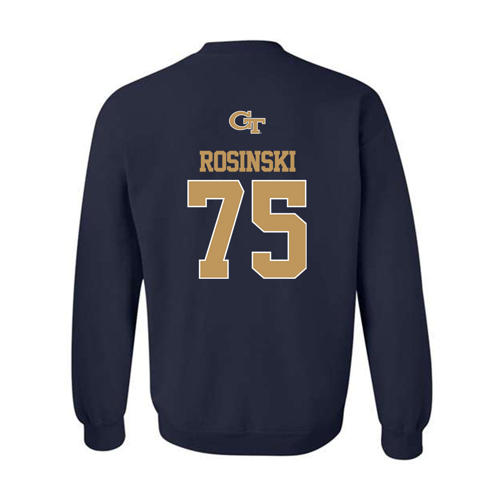 Georgia Tech - NCAA Football : Andrew Rosinski - Classic Shersey Crewneck Sweatshirt-1