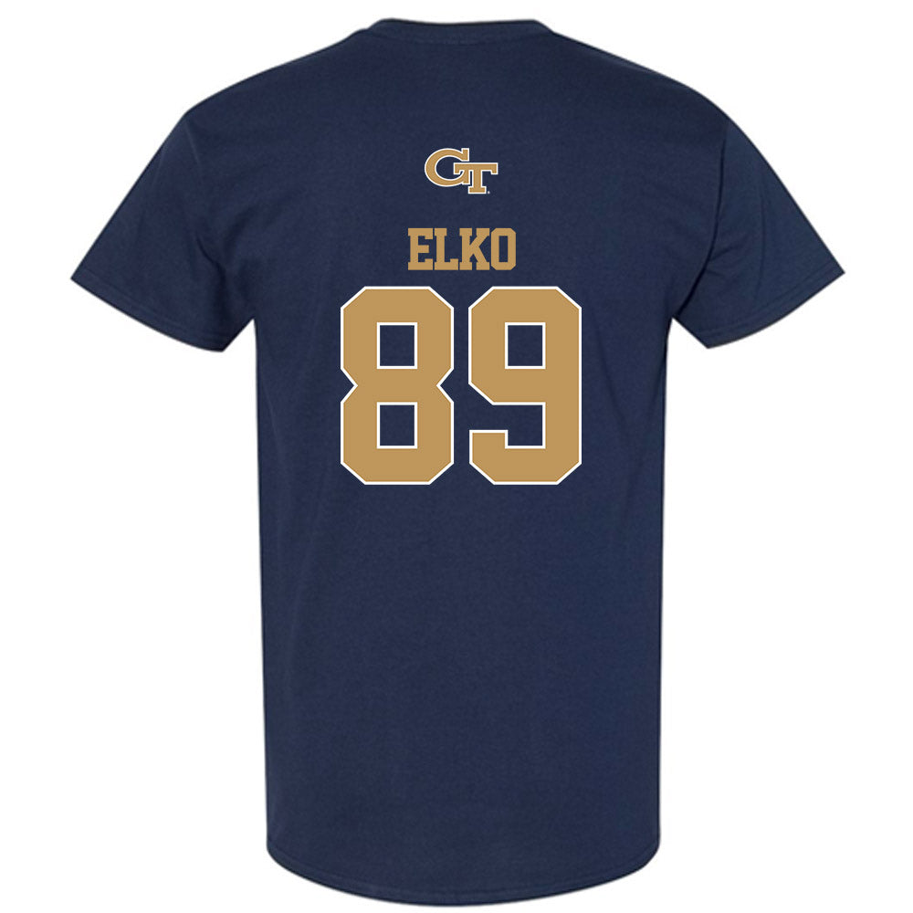 Georgia Tech - NCAA Football : Chris Elko - Classic Shersey T-Shirt-1