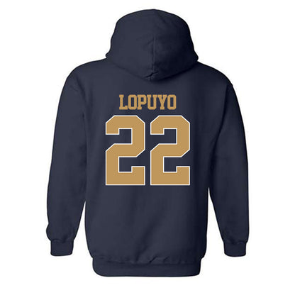 Georgia Tech - NCAA Women's Volleyball : Ital Lopuyo - Classic Shersey Hooded Sweatshirt-1