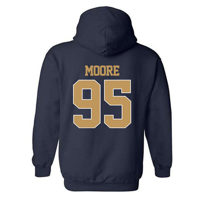 Georgia Tech - NCAA Football : Jason Moore - Classic Shersey Hooded Sweatshirt-1
