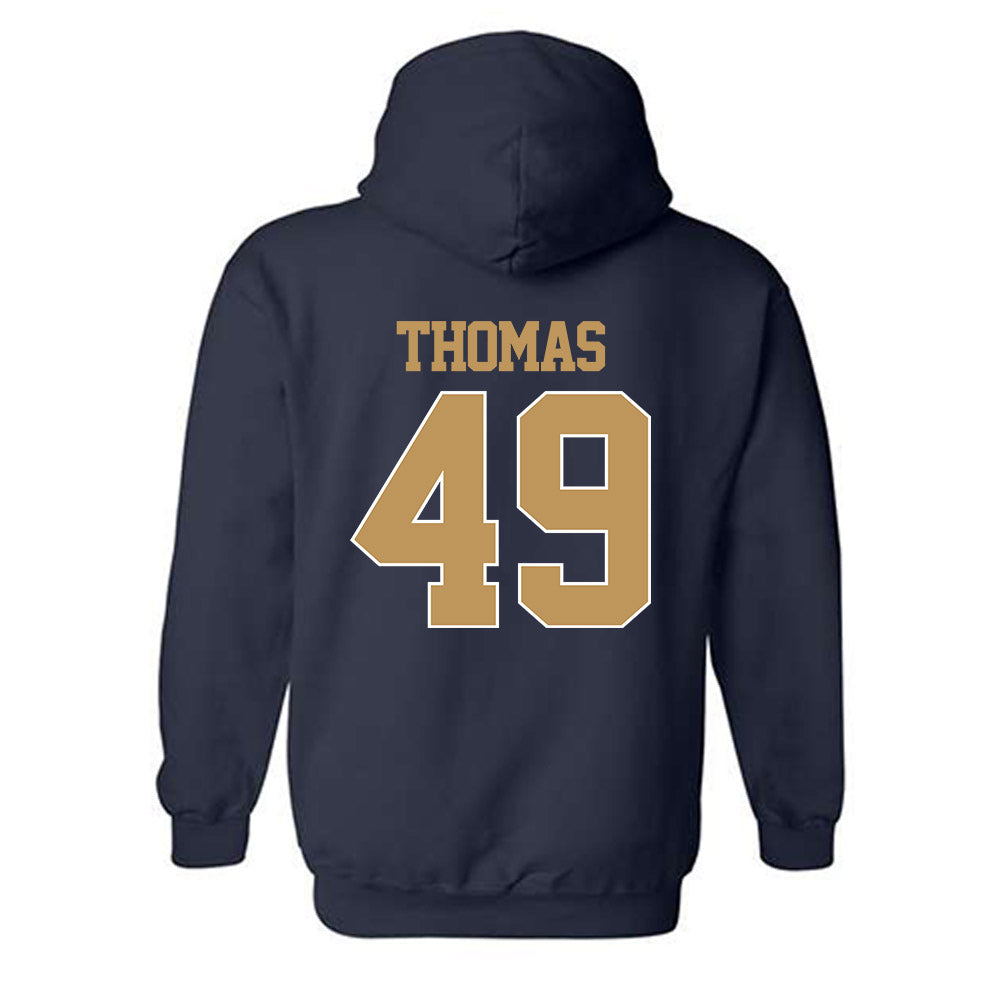 Georgia Tech - NCAA Football : Ronnie Thomas - Classic Shersey Hooded Sweatshirt-1