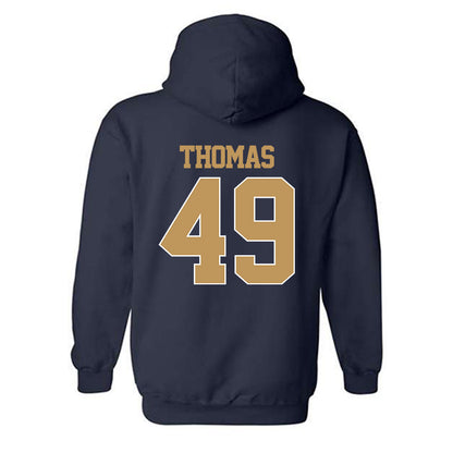 Georgia Tech - NCAA Football : Ronnie Thomas - Classic Shersey Hooded Sweatshirt-1