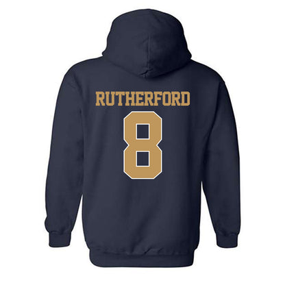 Georgia Tech - NCAA Football : Malik Rutherford - Classic Shersey Hooded Sweatshirt-1