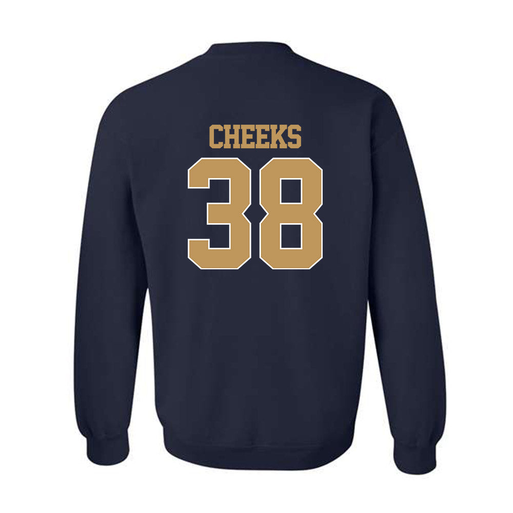 Georgia Tech - NCAA Football : A'J Cheeks - Classic Shersey Crewneck Sweatshirt-1