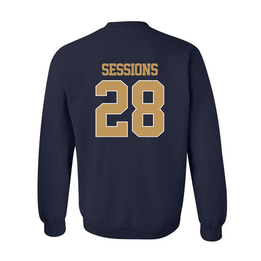Georgia Tech - NCAA Football : Elgin Sessions - Classic Shersey Crewneck Sweatshirt-1