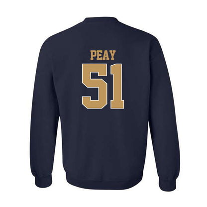 Georgia Tech - NCAA Football : Kevin Peay - Classic Shersey Crewneck Sweatshirt-1