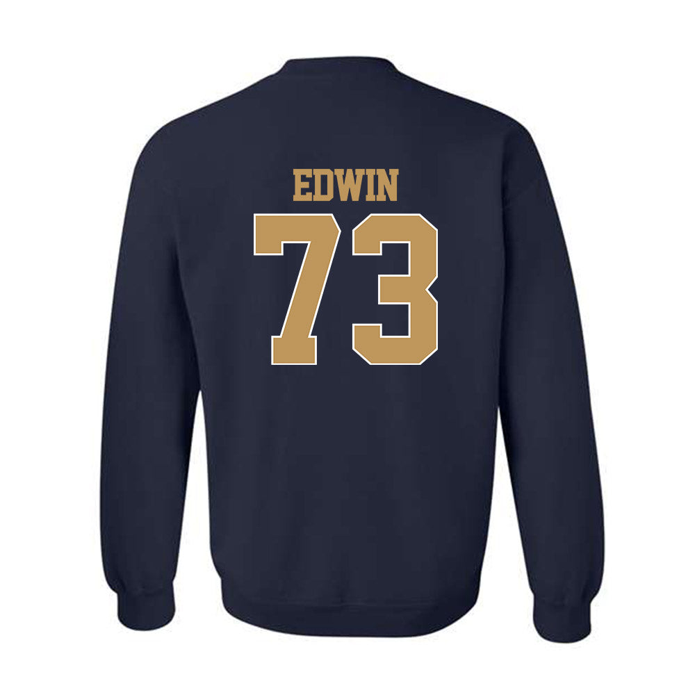 Georgia Tech - NCAA Football : Favour Edwin - Classic Shersey Crewneck Sweatshirt-1