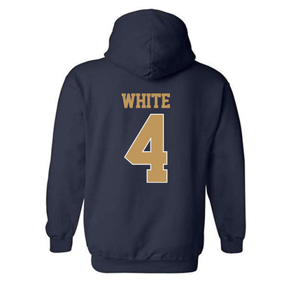 Georgia Tech - NCAA Football : Daiquan White - Classic Shersey Hooded Sweatshirt-1