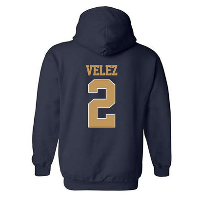 Georgia Tech - NCAA Women's Volleyball : Sofia Velez - Classic Shersey Hooded Sweatshirt-1